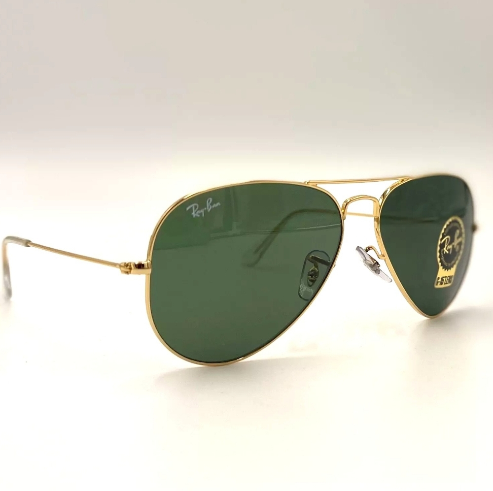 Ray Ban Aviator Green RB3025 G15 New - Picture 6 of 11